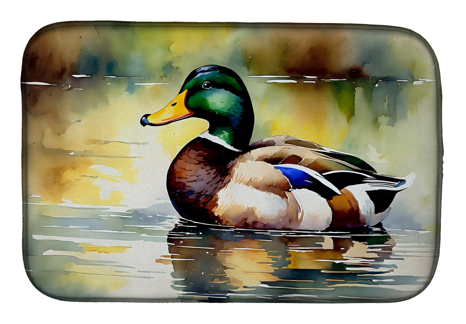 Caroline's Treasures Mallard Dish Drying Mat