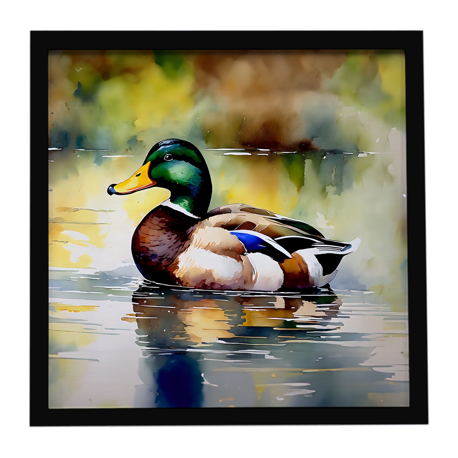 Caroline's Treasures Mallard Framed Metal Print
