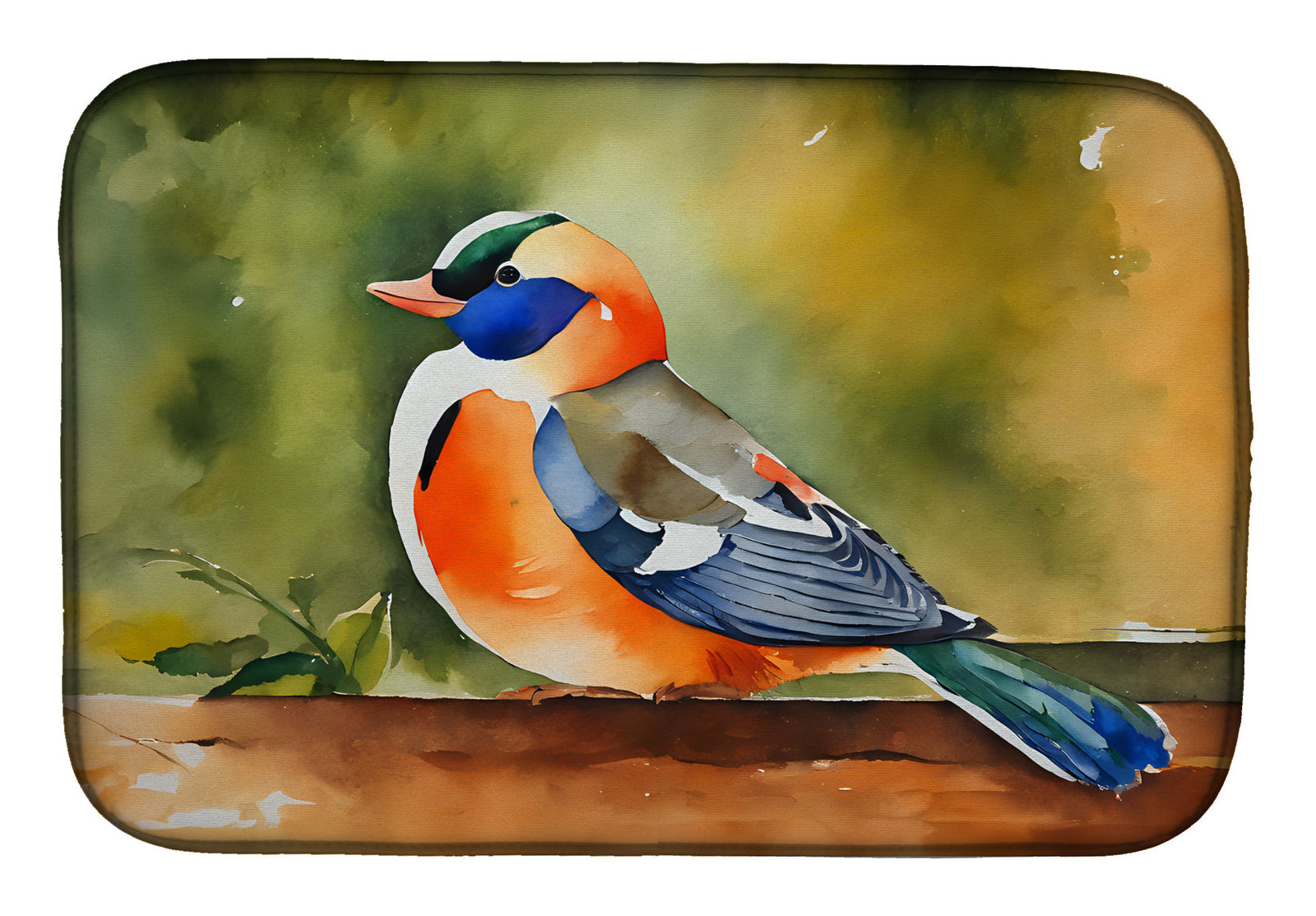 Caroline's Treasures Mandarin Duck Dish Drying Mat