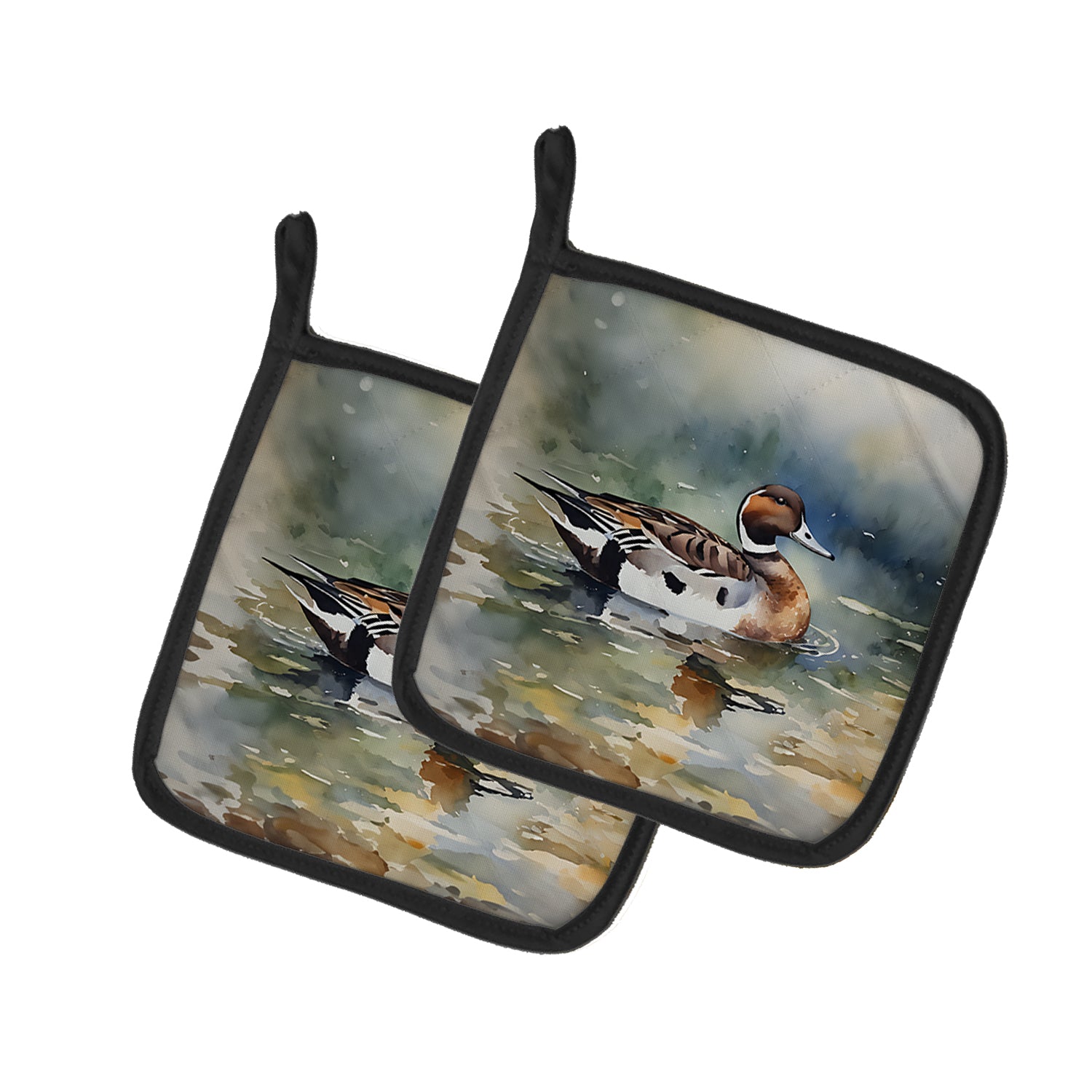 Buy this Northern Pintail Pair of Pot Holders