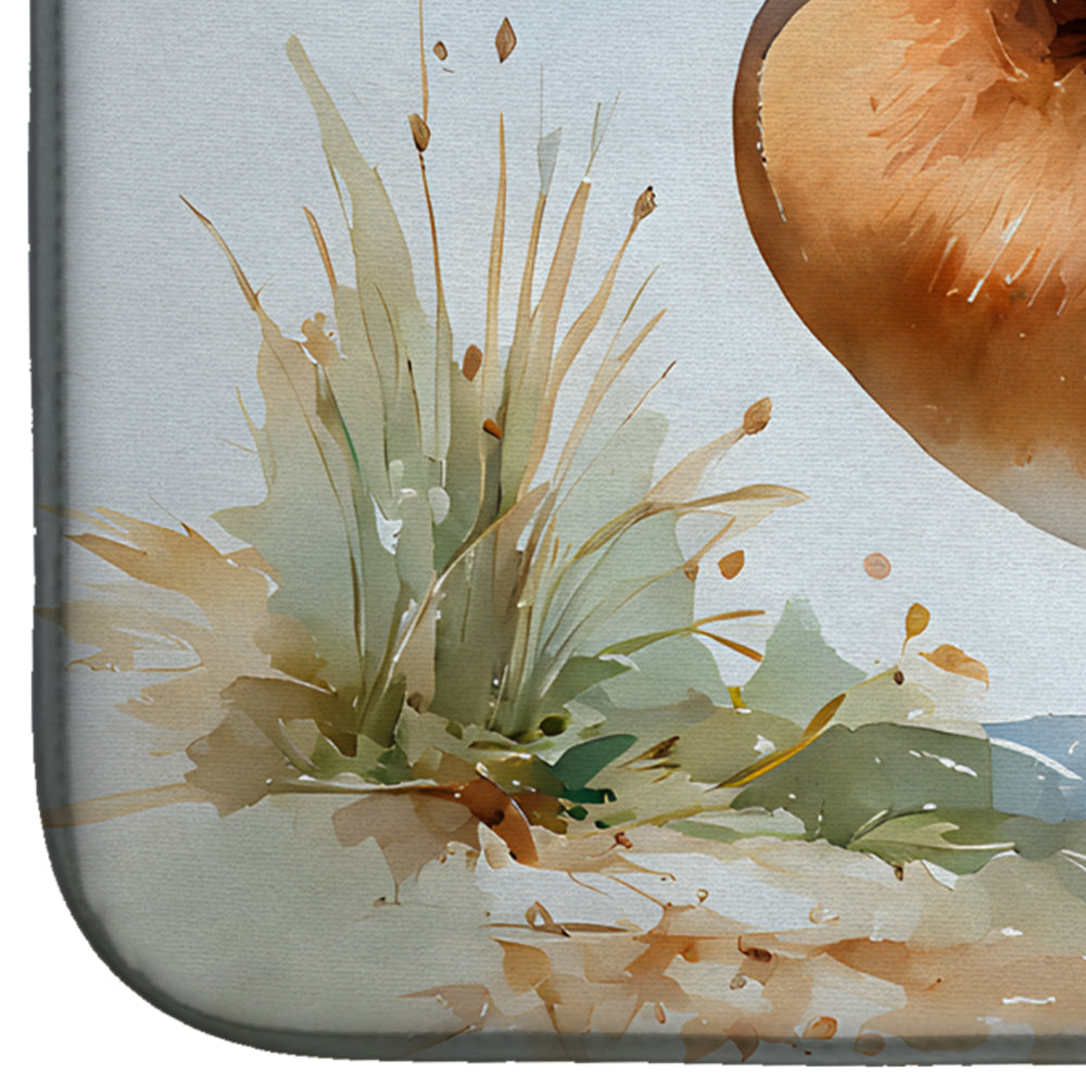 Caroline's Treasures Northern Pintail Dish Drying Mat