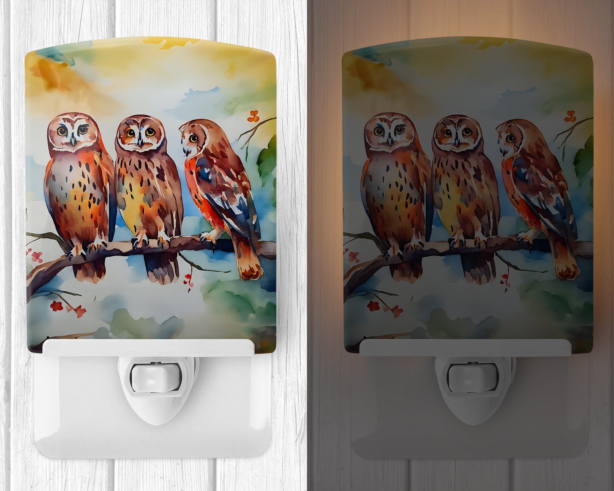 Buy this Owls Ceramic Night Light