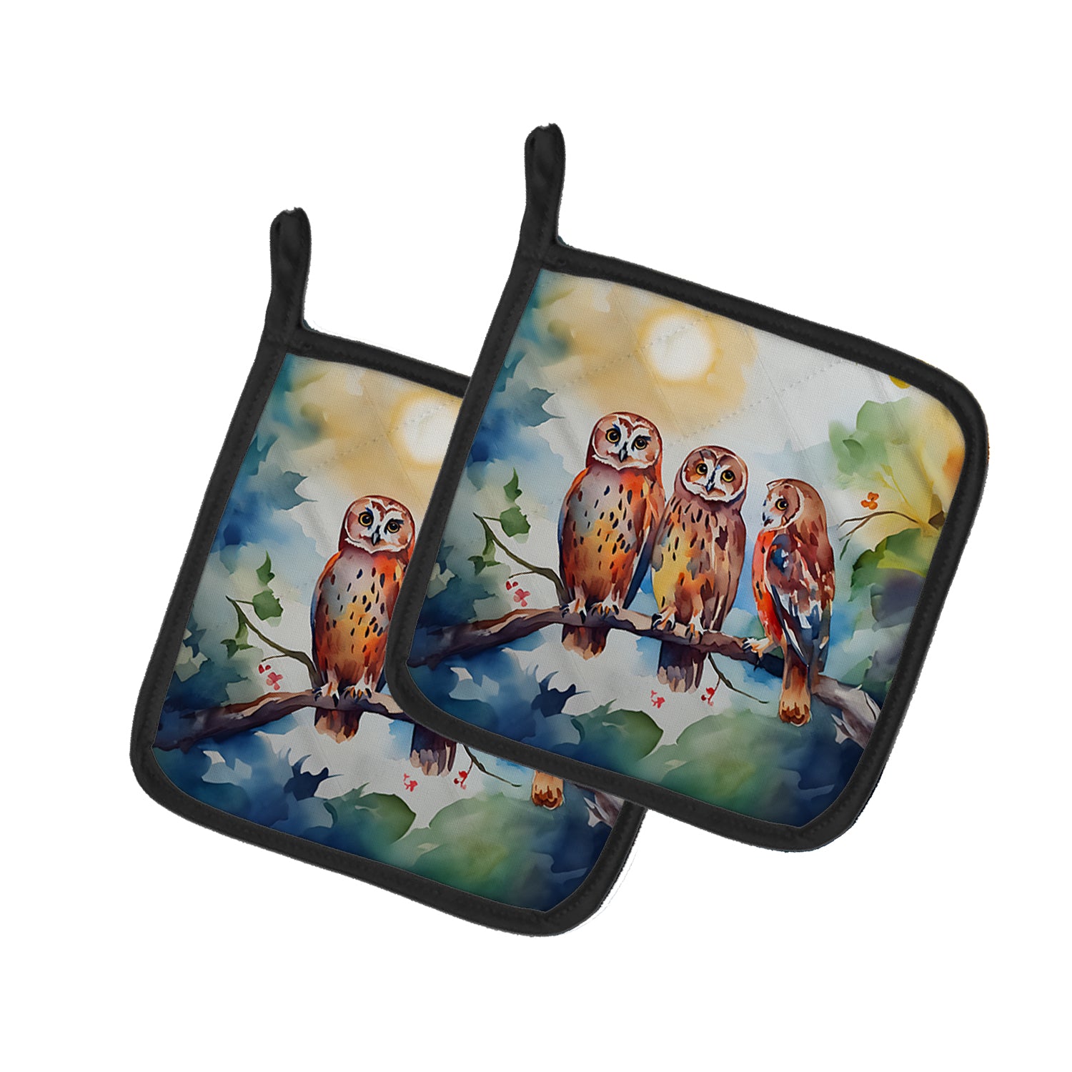 Buy this Owls Pair of Pot Holders