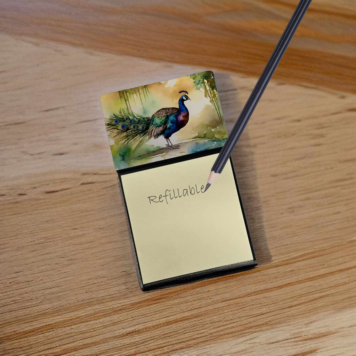 Buy this Peacock Sticky Note Holder