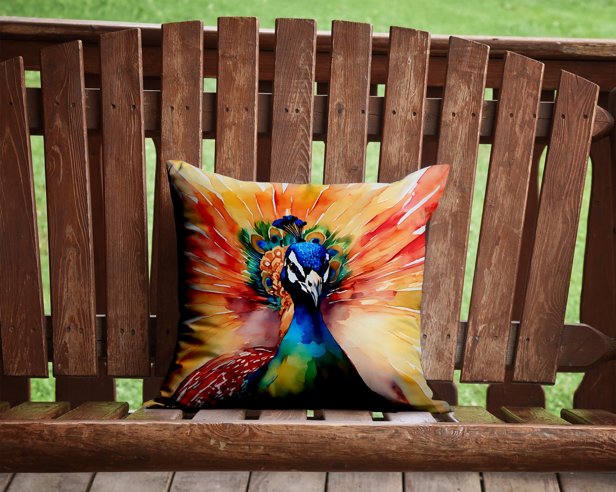 Buy this Peacock Throw Pillow