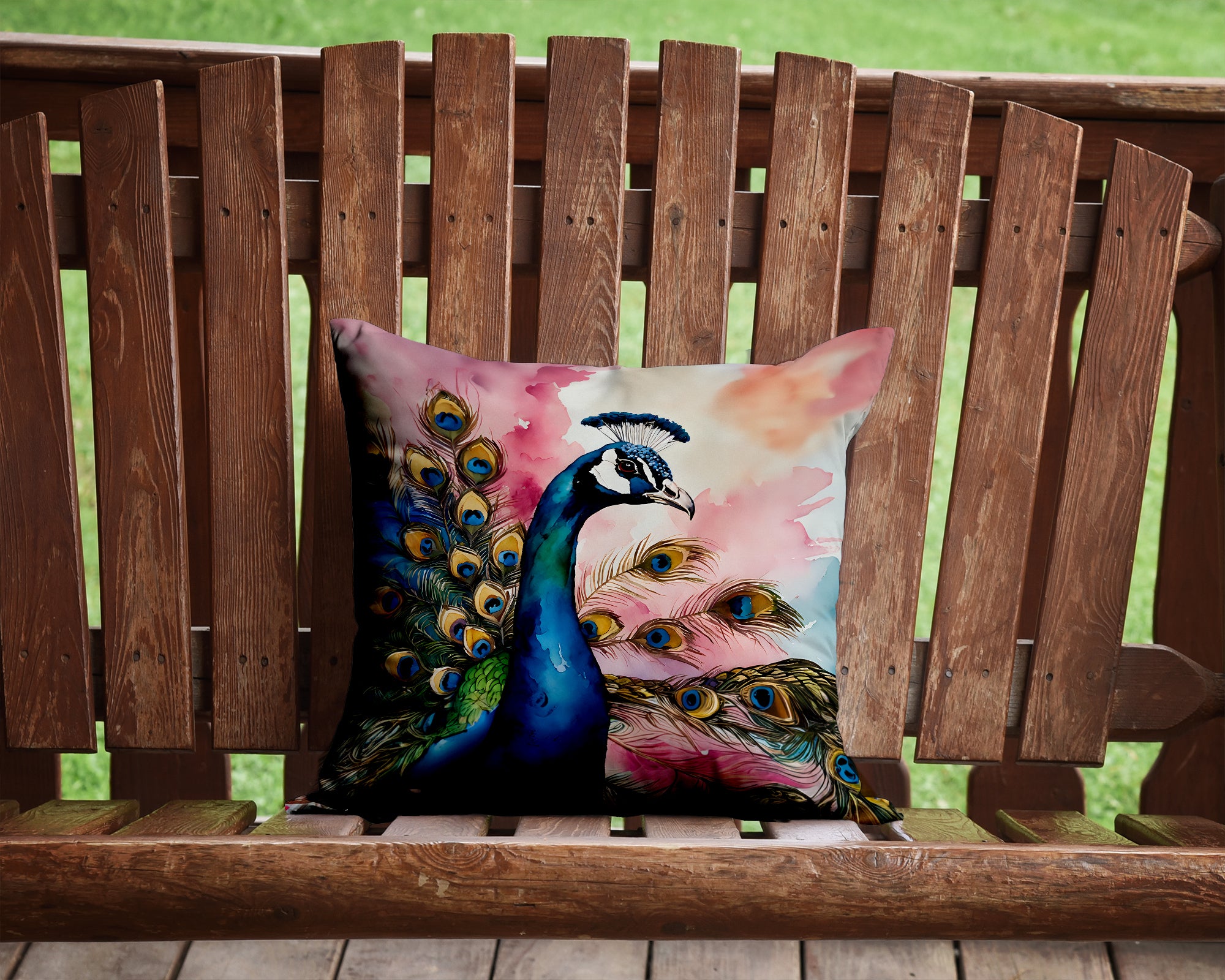 Buy this Peacock Throw Pillow