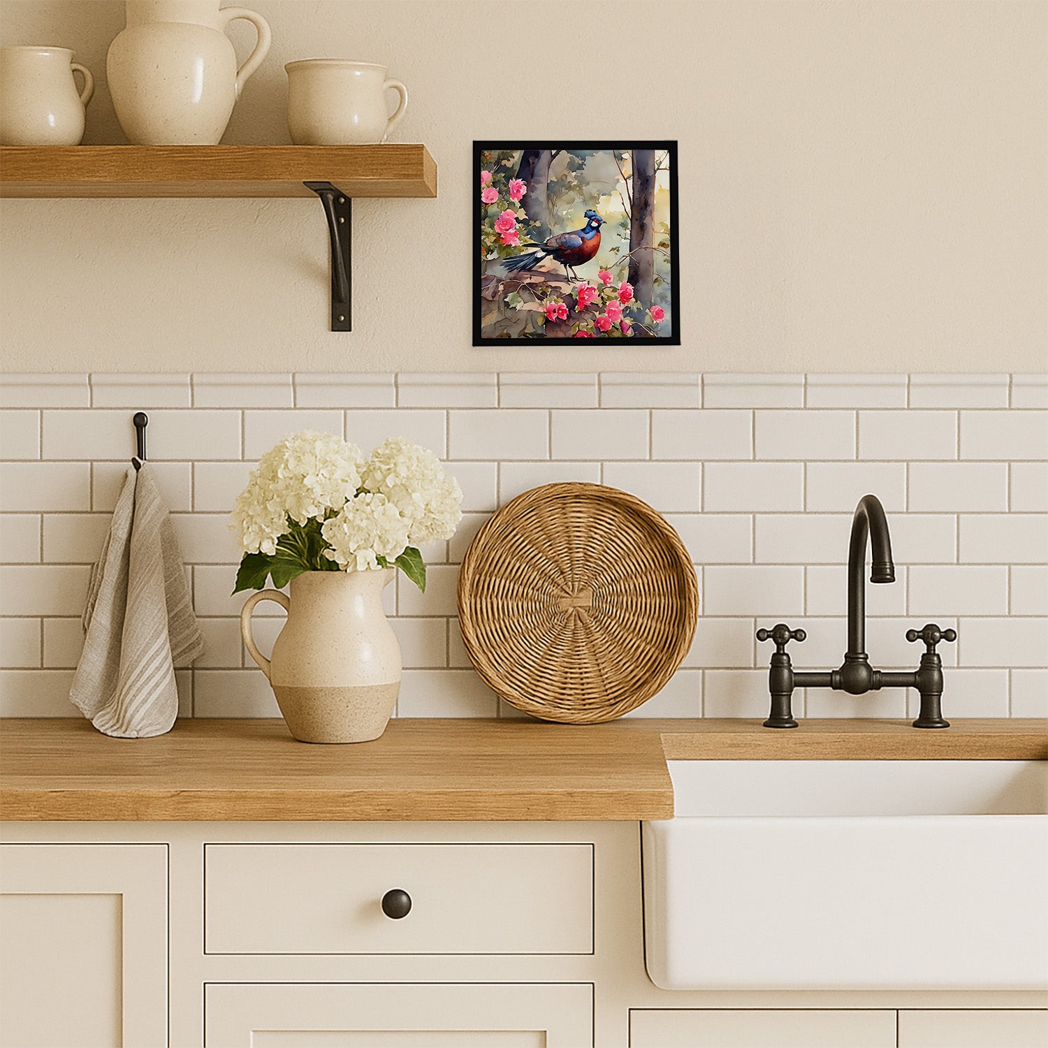 Caroline's Treasures Pheasant Framed Metal Print