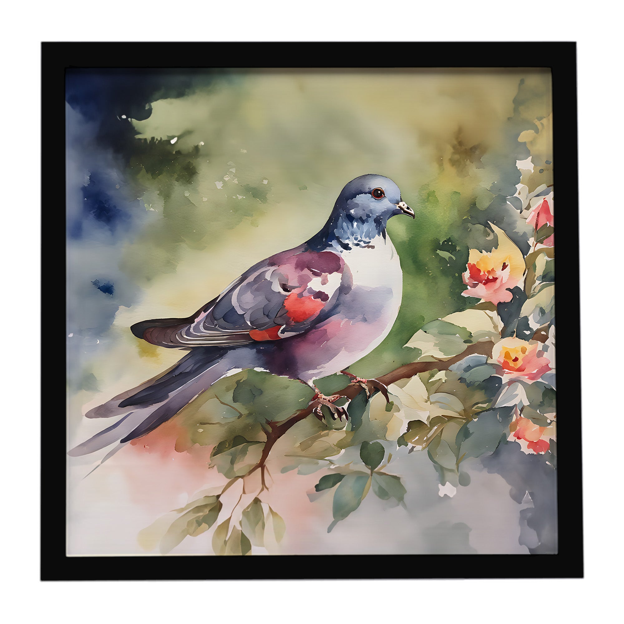 Caroline's Treasures Pigeon Framed Metal Print