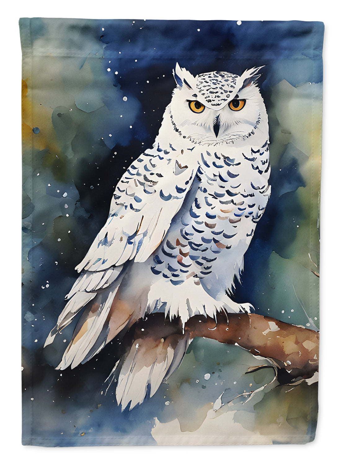 Caroline's Treasures Snowy Owl Garden Flag – Outdoor Decorative Yard Flag