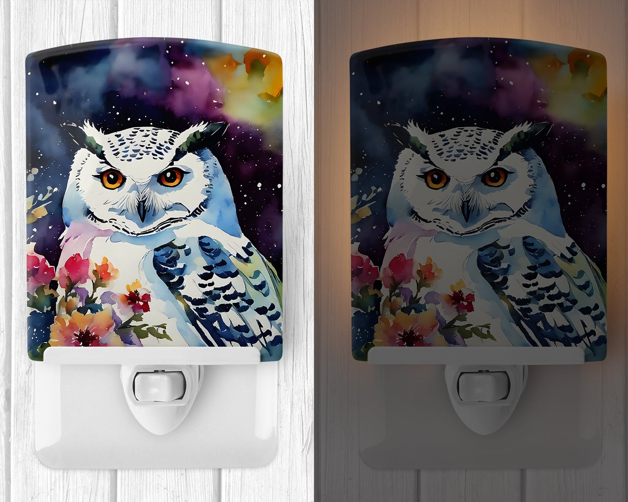 Buy this Snowy Owl Ceramic Night Light