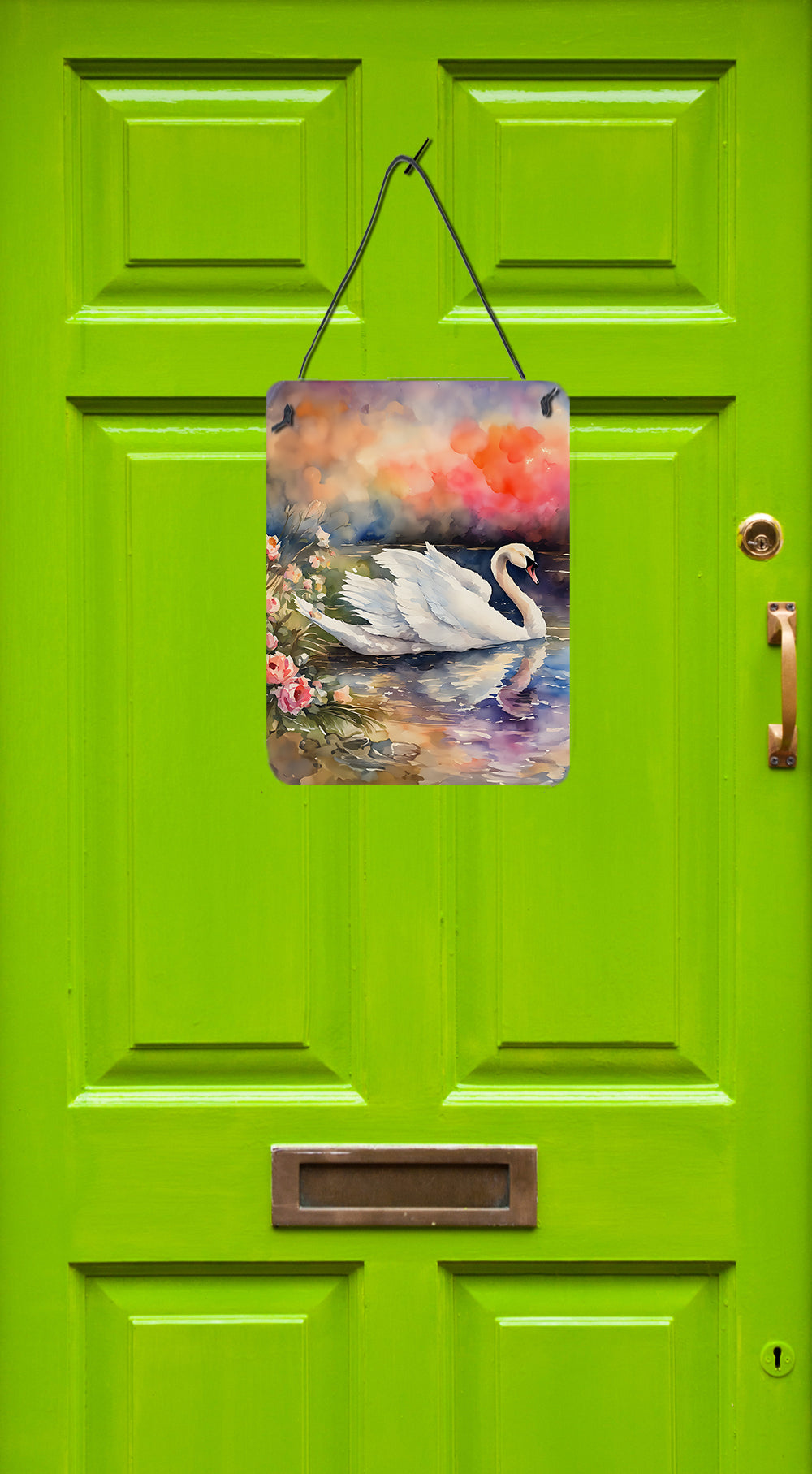 Caroline's Treasures Swan Wall or Door Hanging Prints