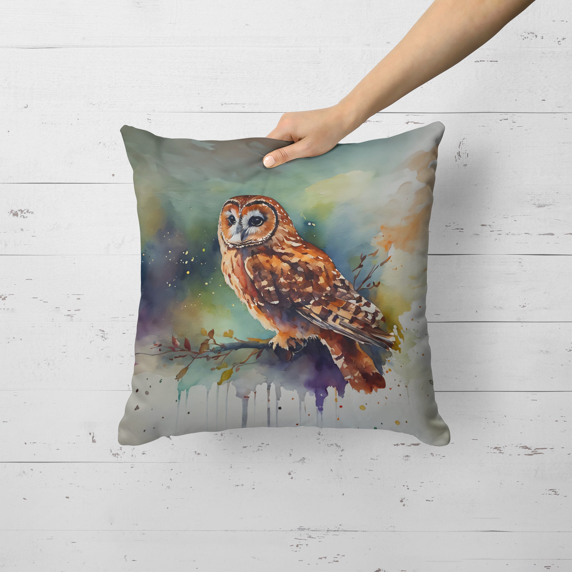Buy this Tawny Owl Throw Pillow