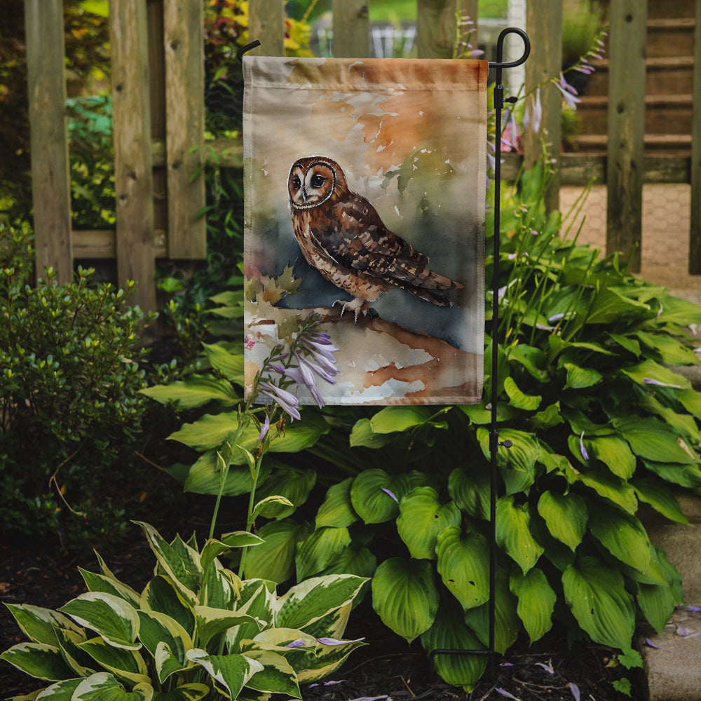 Tawny Owl Garden Flag