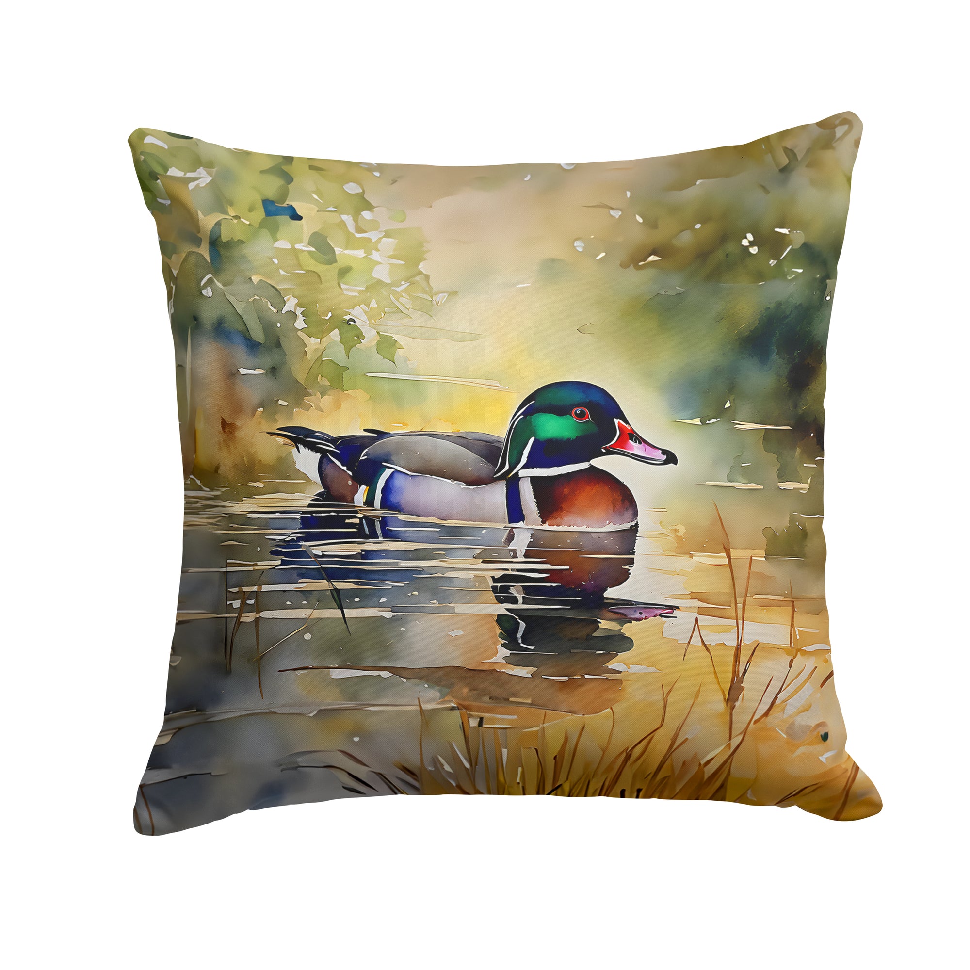 Buy this Wood Duck Throw Pillow