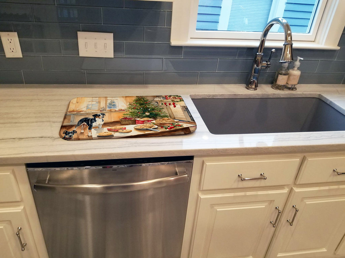 Caroline's Treasures Catahoula Christmas Cookies Dish Drying Mat