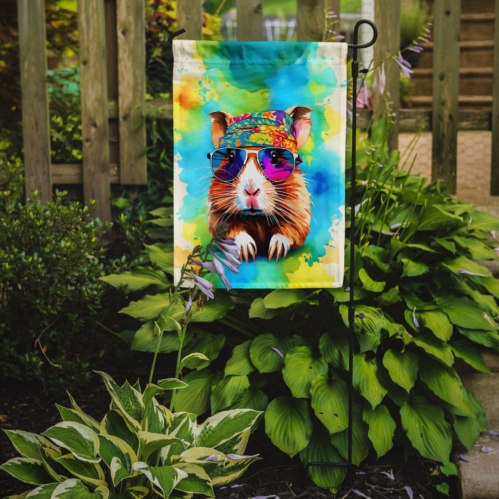 Caroline's Treasures Guinea Pig Garden Flag - Hippie Aniimals - Animal-Themed Yard Decor