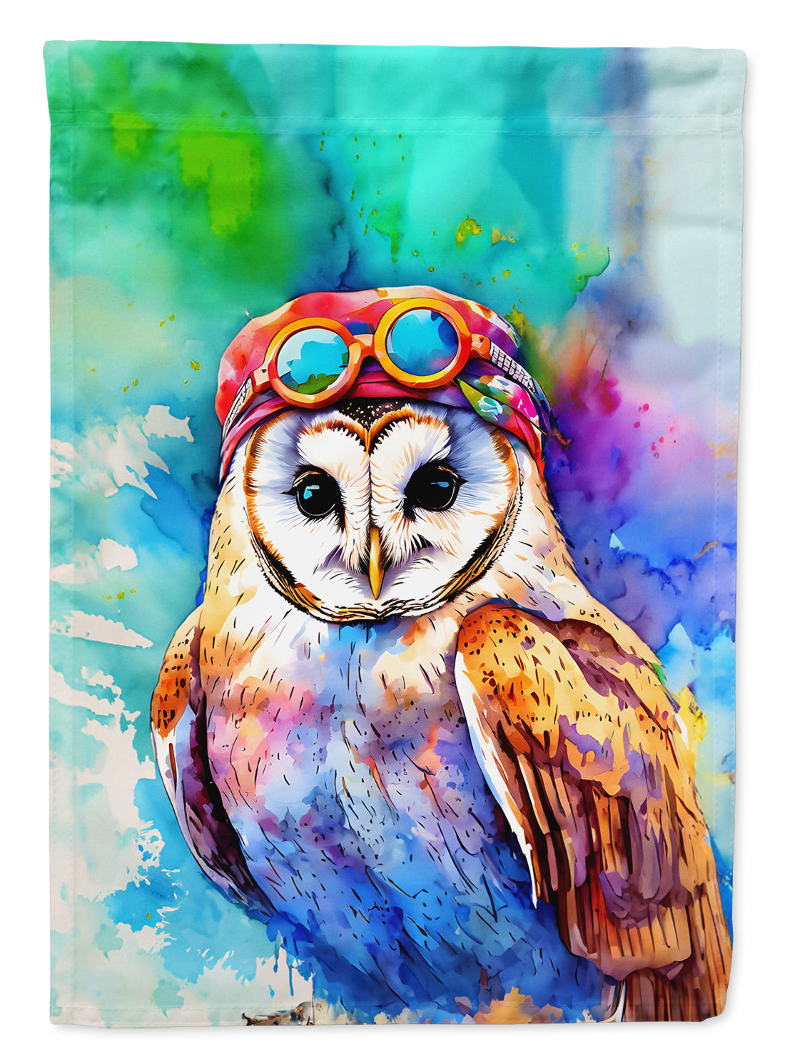 Buy this Hippie Animal Barn Owl House Flag