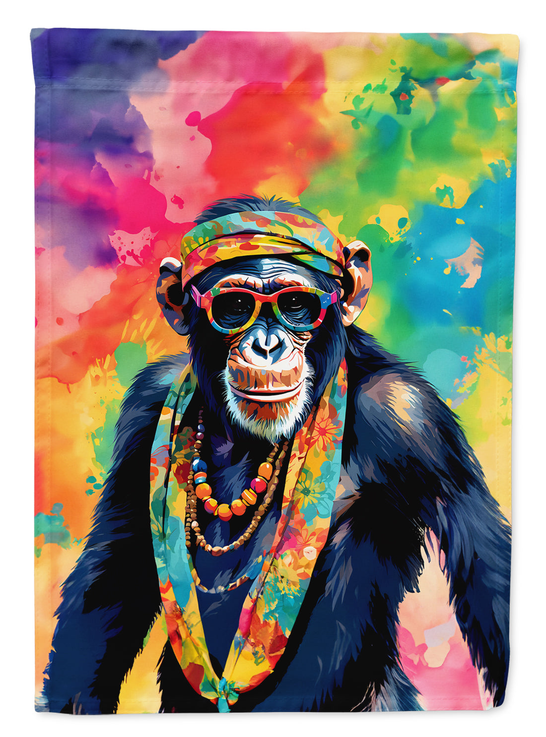 Buy this Hippie Animal Chimpanzee Garden Flag