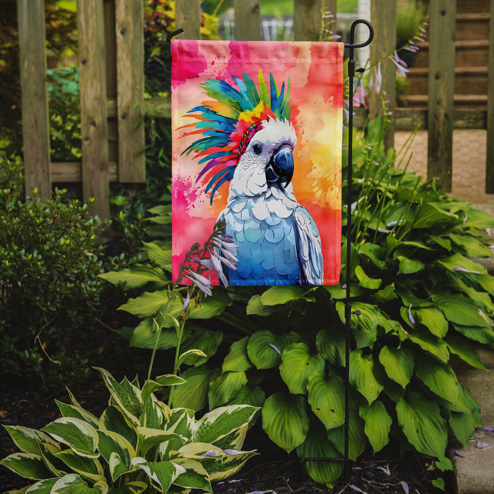 Hippie Animal Cockatoo Garden Flag