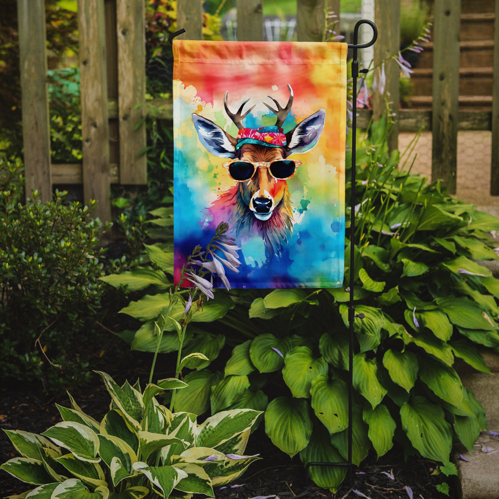 Hippie Animal Deer Garden Flag