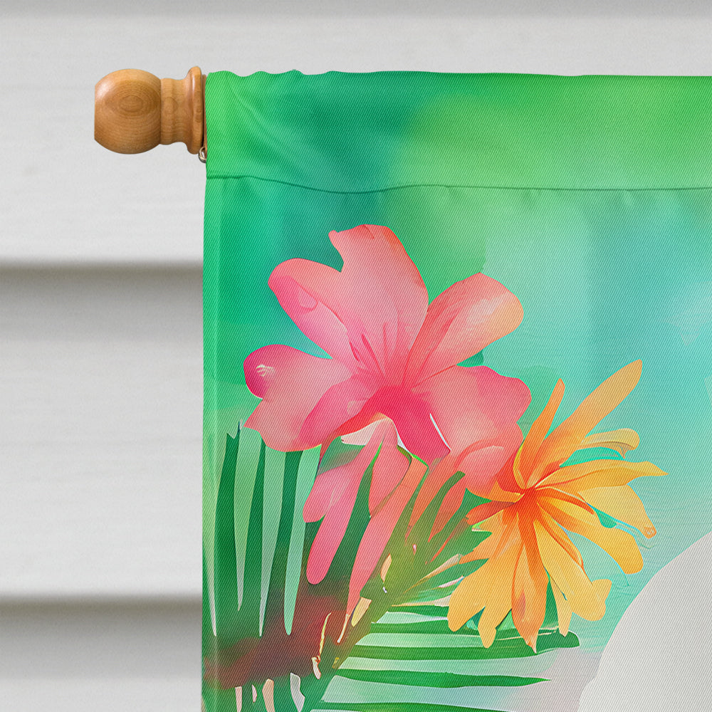 Caroline's Treasures Hippie Animal Flamingo House Flag