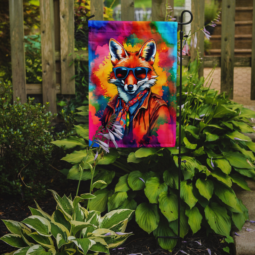 Hippie Animal Fox Garden Flag