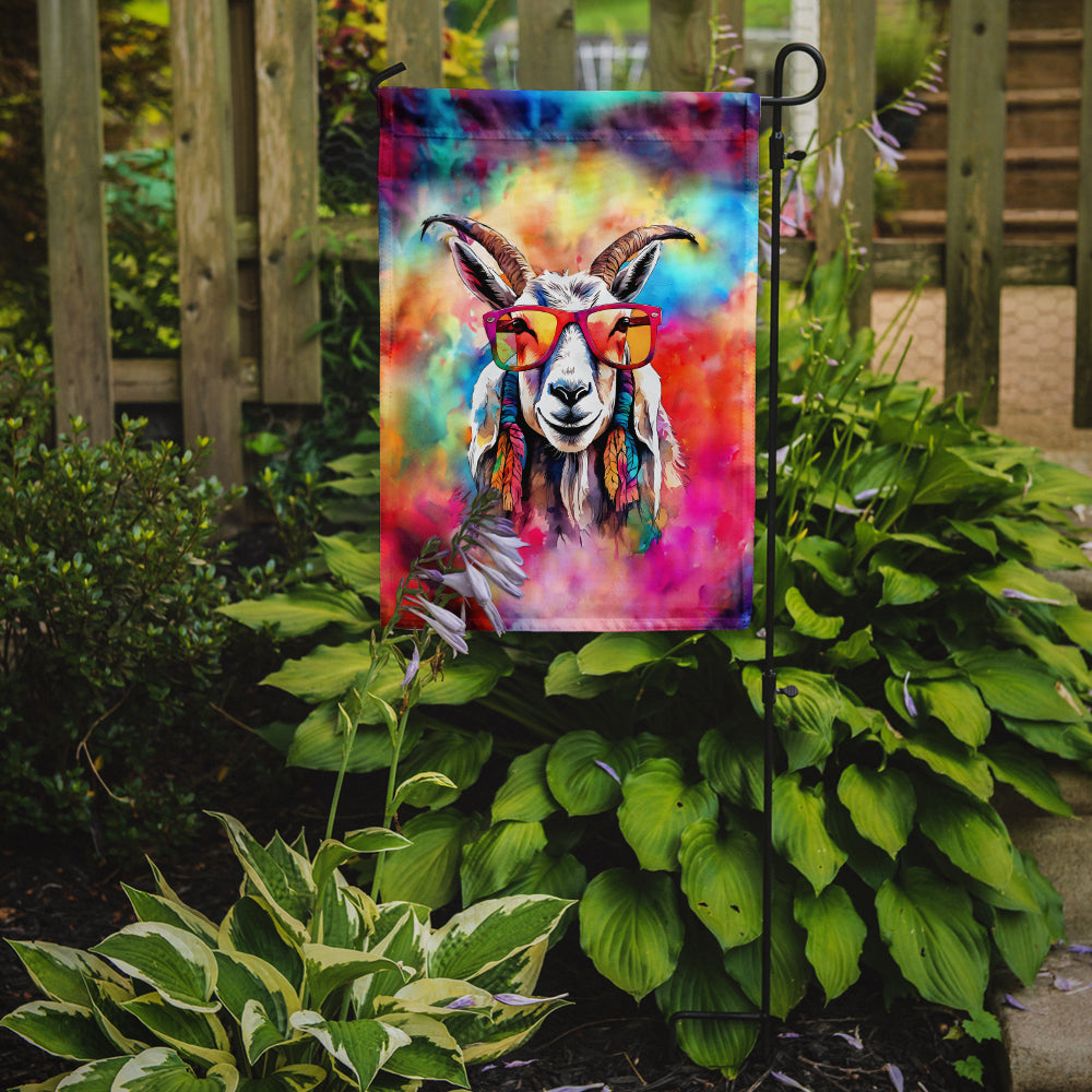 Hippie Animal Goat Garden Flag