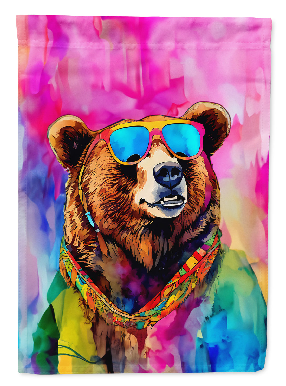 Buy this Hippie Animal Grizzly Bear House Flag