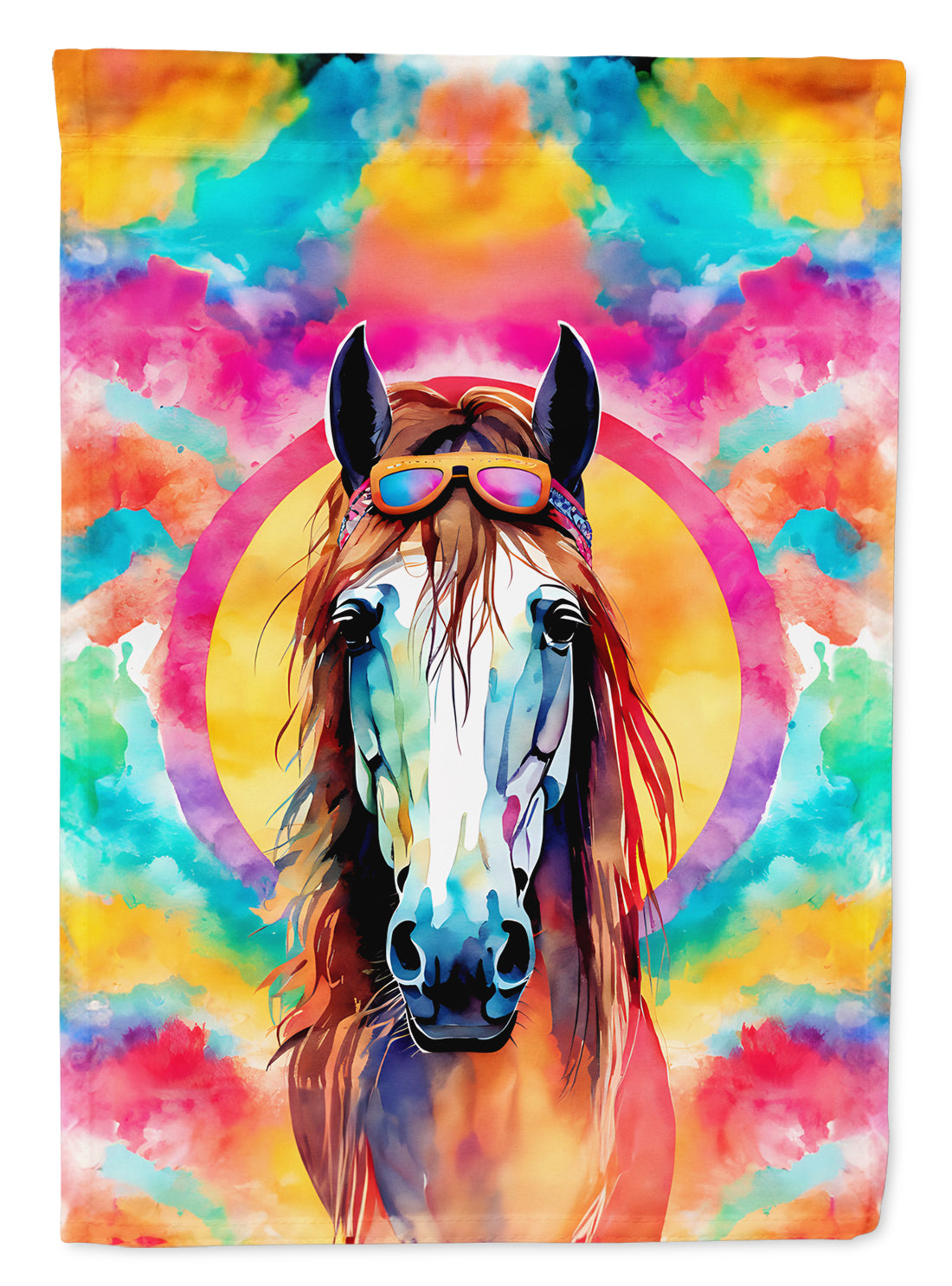Buy this Hippie Animal Horse Garden Flag