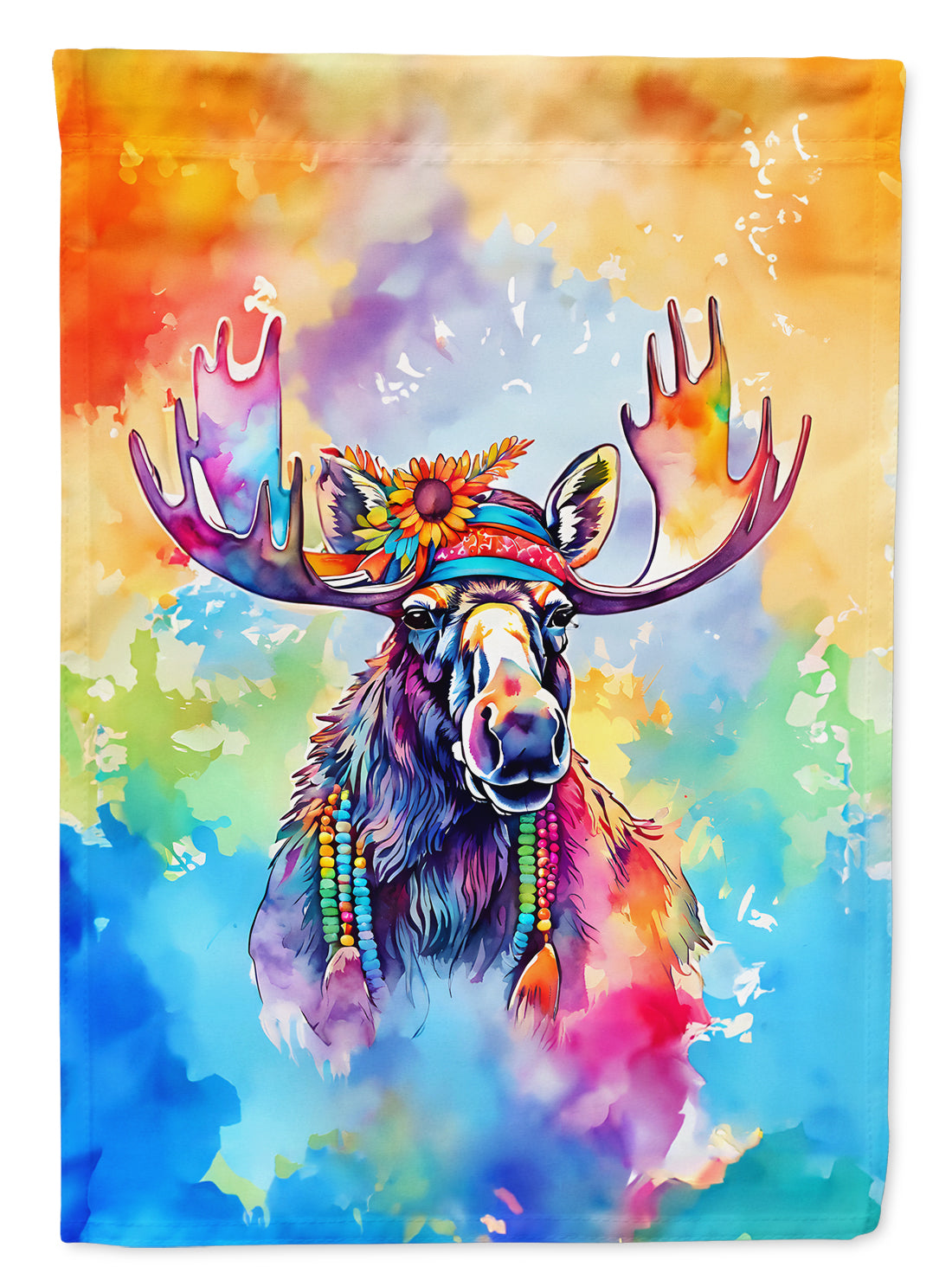 Buy this Hippie Animal Moose House Flag