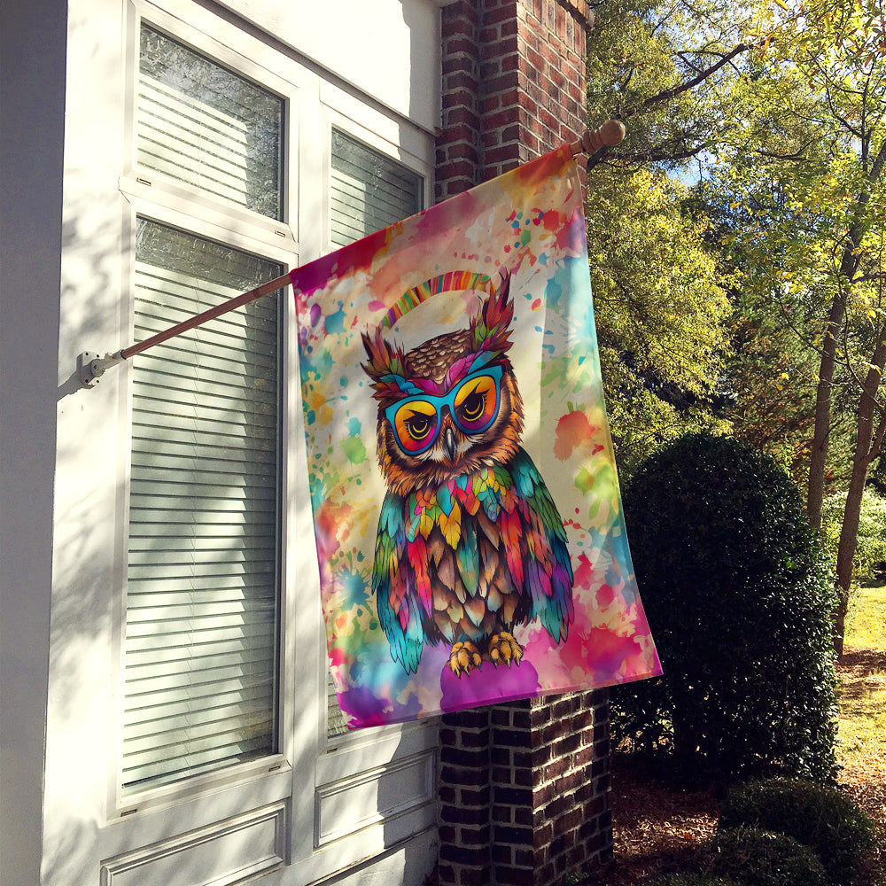 Hippie Animal Owl House Flag