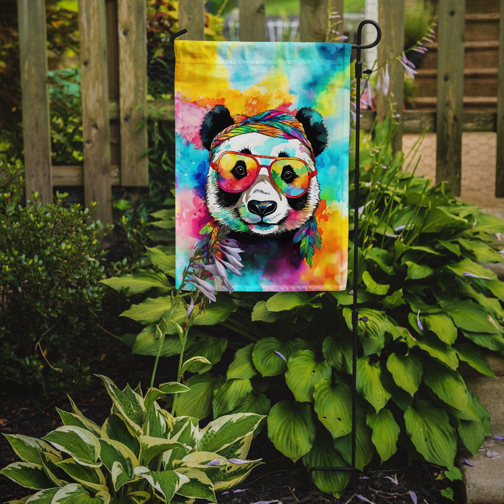 Hippie Animal Panda Garden Flag