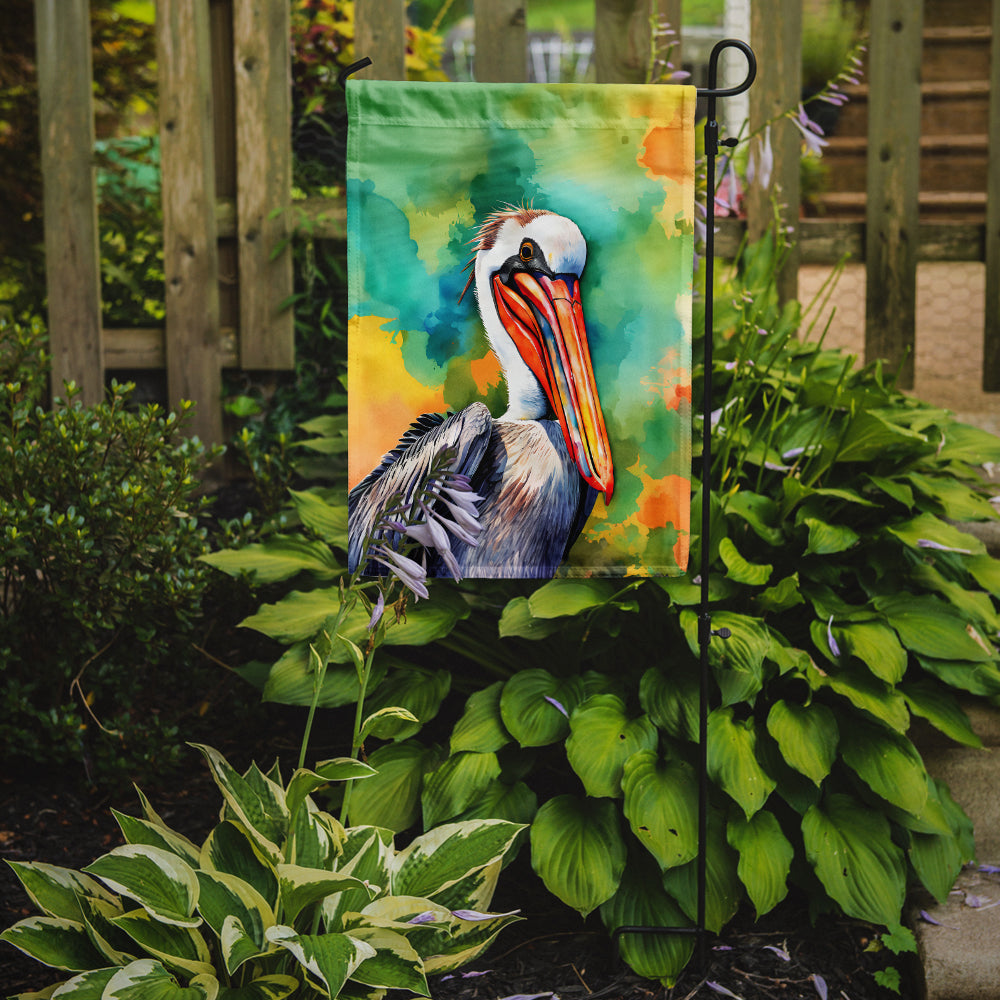 Hippie Animal Pelican Garden Flag