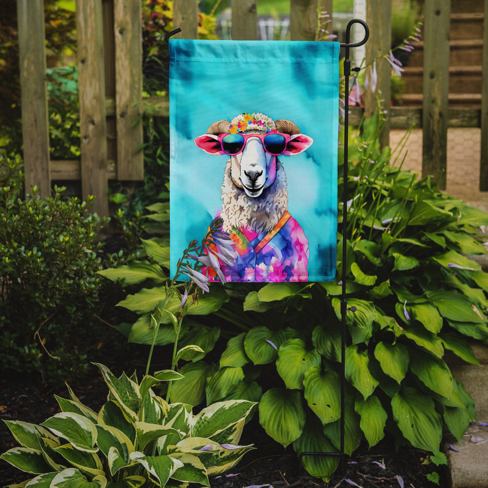 Hippie Animal Sheep Garden Flag