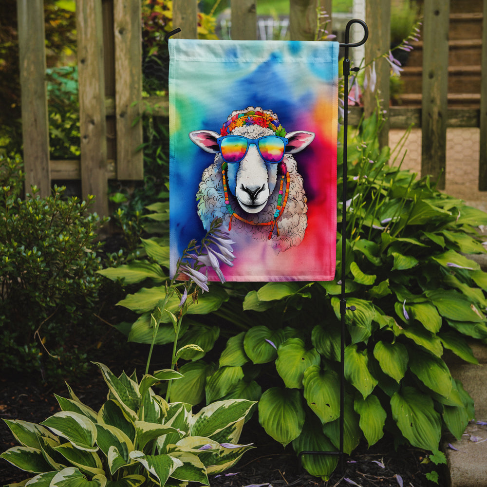 Caroline's Treasures Sheep Garden Flag - Hippie Aniimals - Animal-Themed Yard Decor