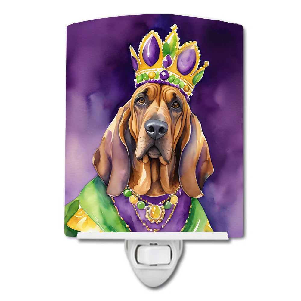 Buy this Bloodhound King of Mardi Gras Ceramic Night Light