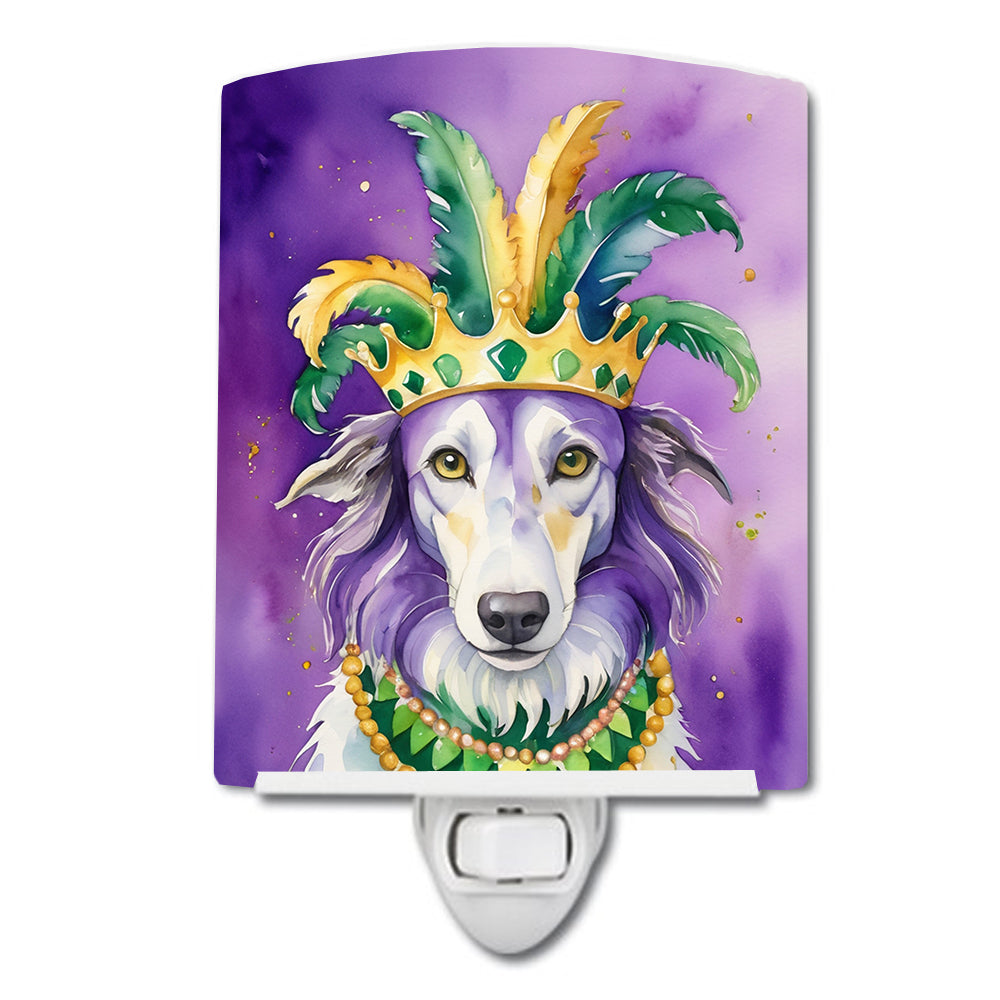 Buy this Borzoi King of Mardi Gras Ceramic Night Light