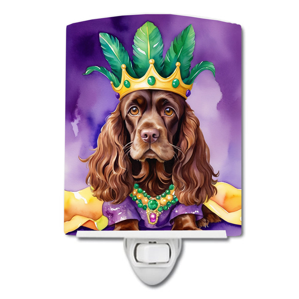 Buy this Cocker Spaniel King of Mardi Gras Ceramic Night Light