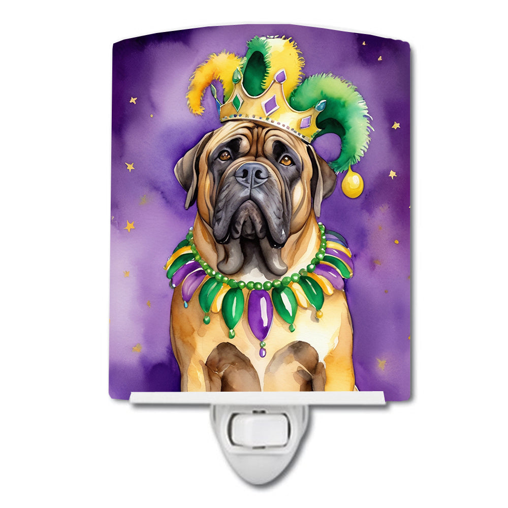 Buy this Mastiff King of Mardi Gras Ceramic Night Light