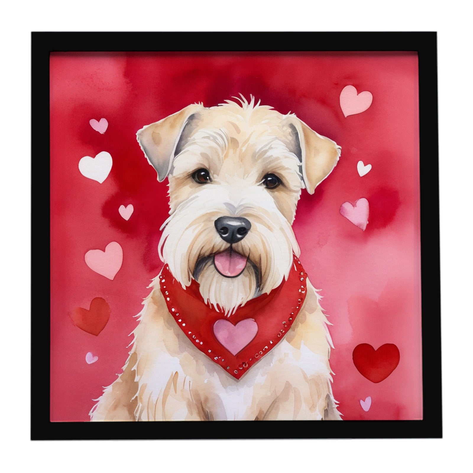Caroline's Treasures Wheaten Terrier My Valentine Framed Metal Print