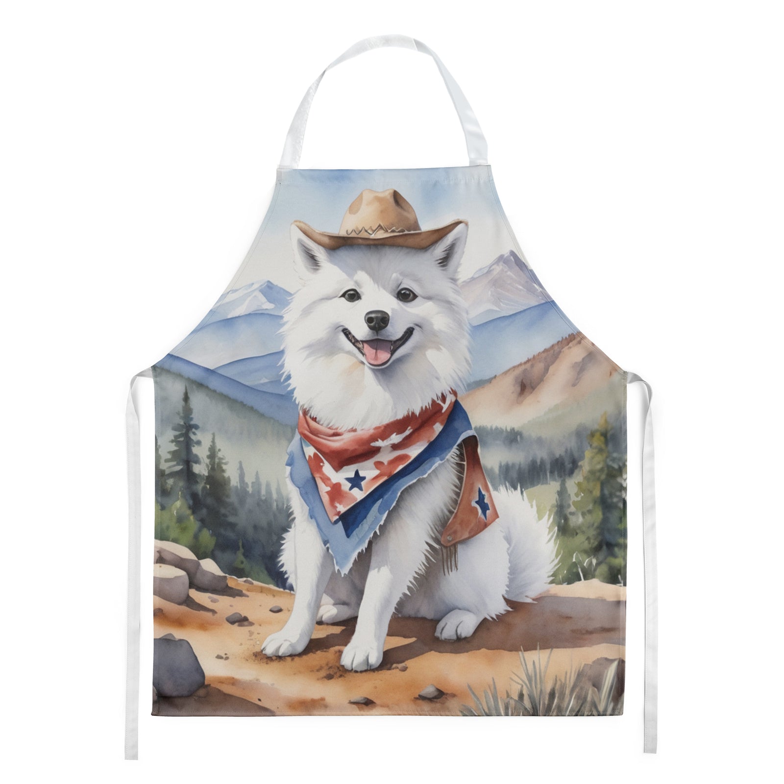 Buy this American Eskimo Cowboy Welcome Apron