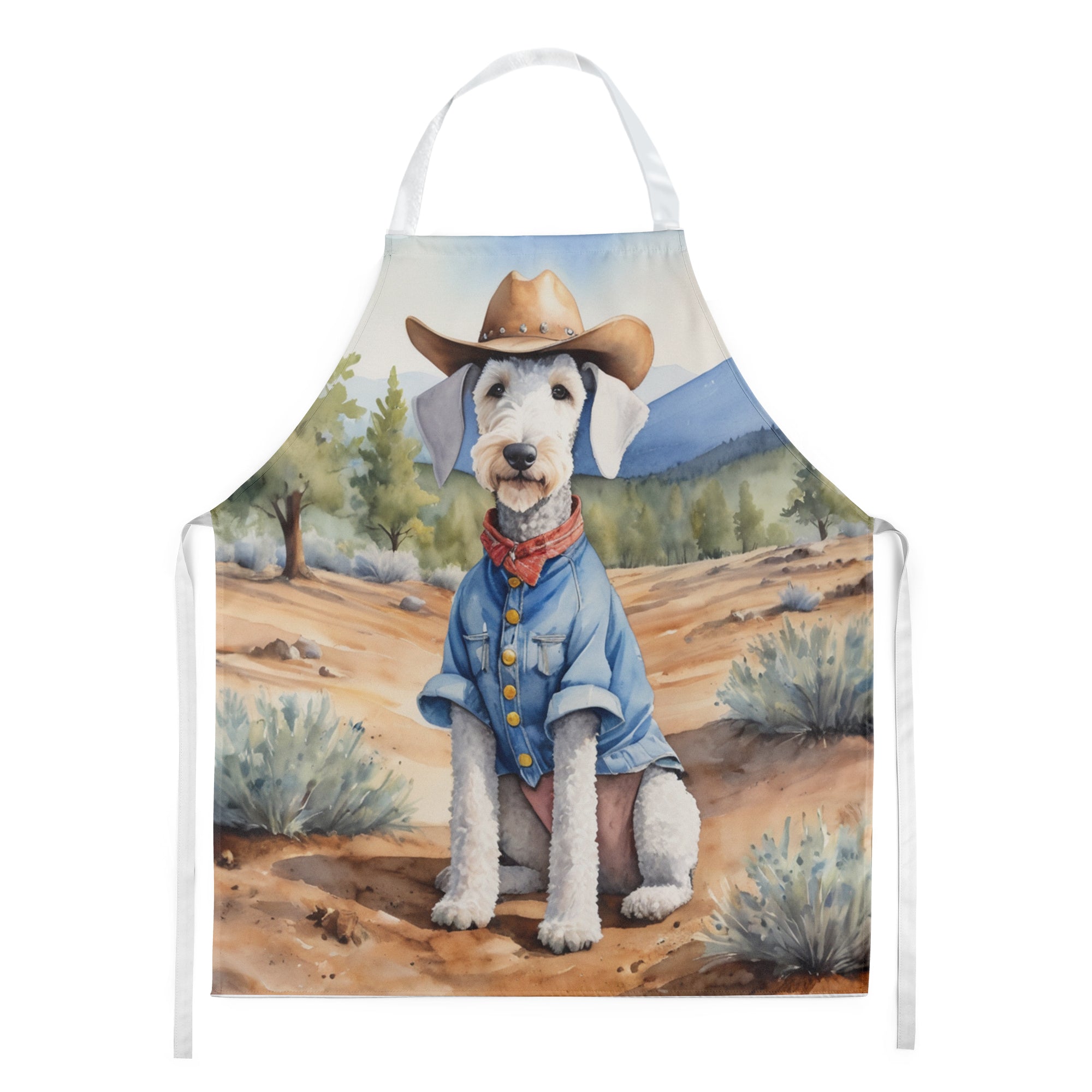 Buy this Bedlington Terrier Cowboy Welcome Apron