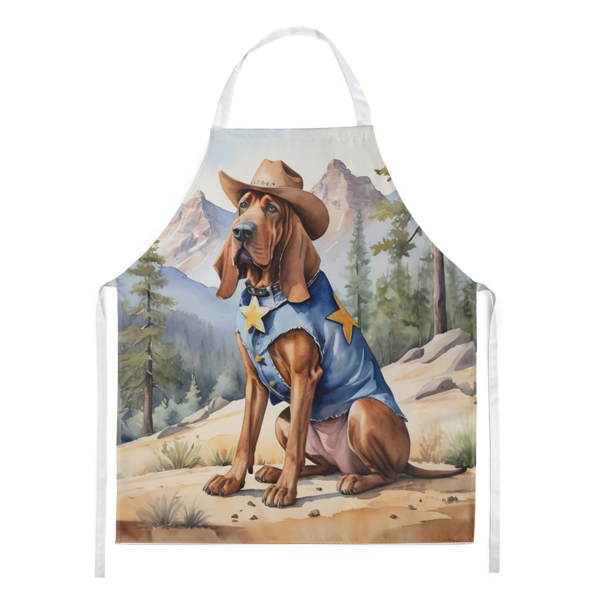 Buy this Bloodhound Cowboy Welcome Apron