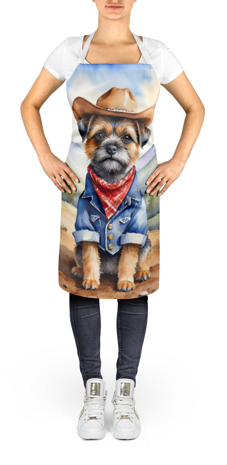 Buy this Border Terrier Cowboy Welcome Apron