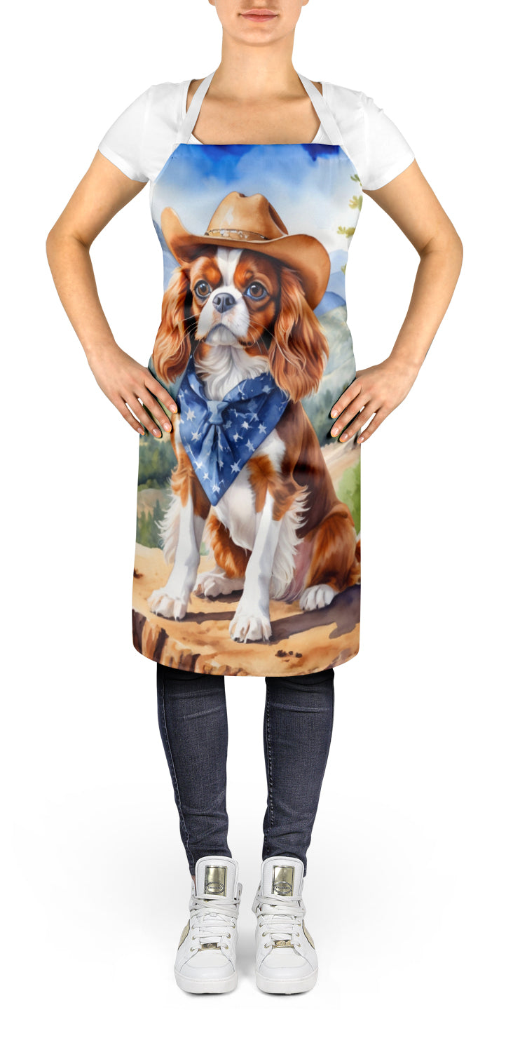 Buy this Cavalier Spaniel Cowboy Welcome Apron