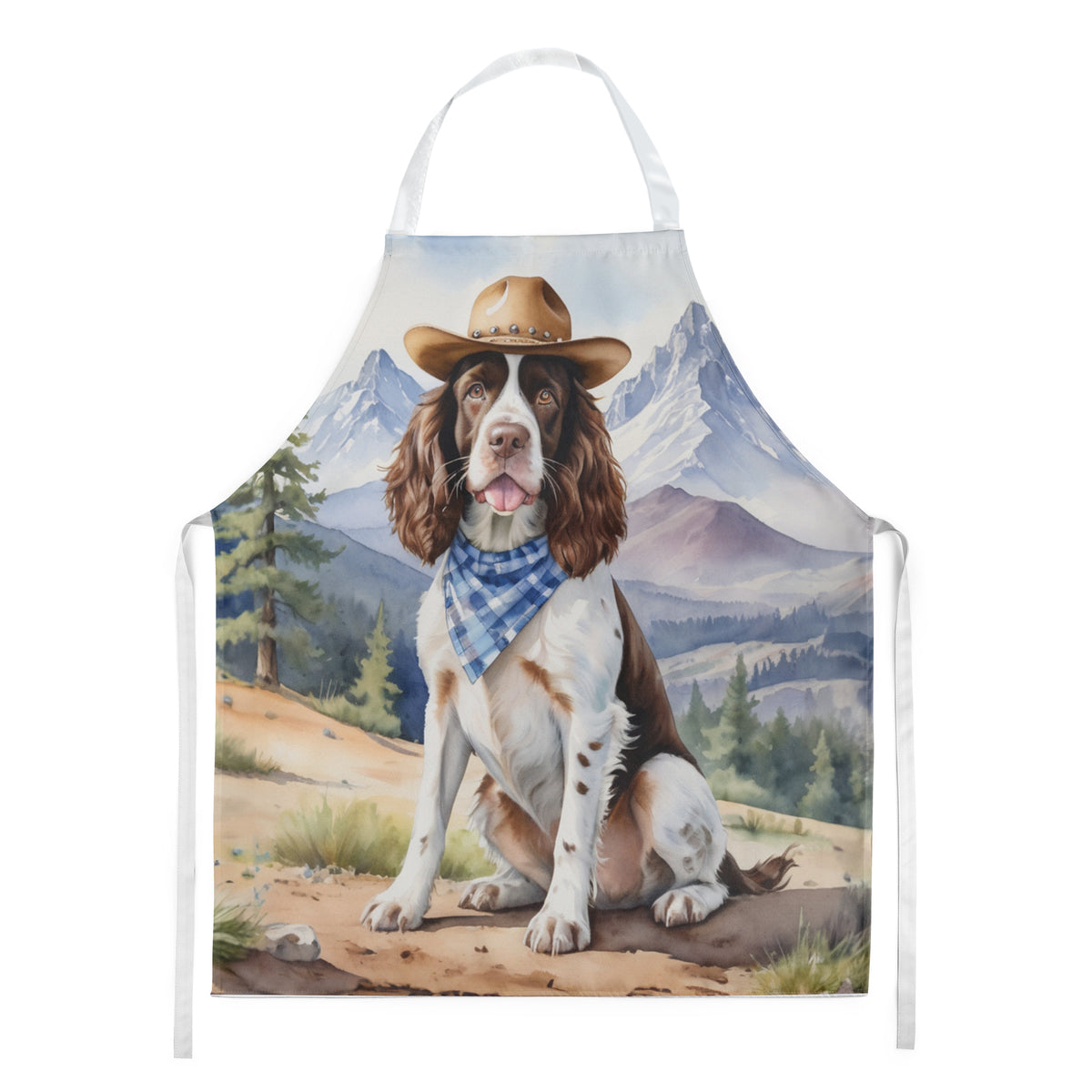 Buy this English Springer Spaniel Cowboy Welcome Apron