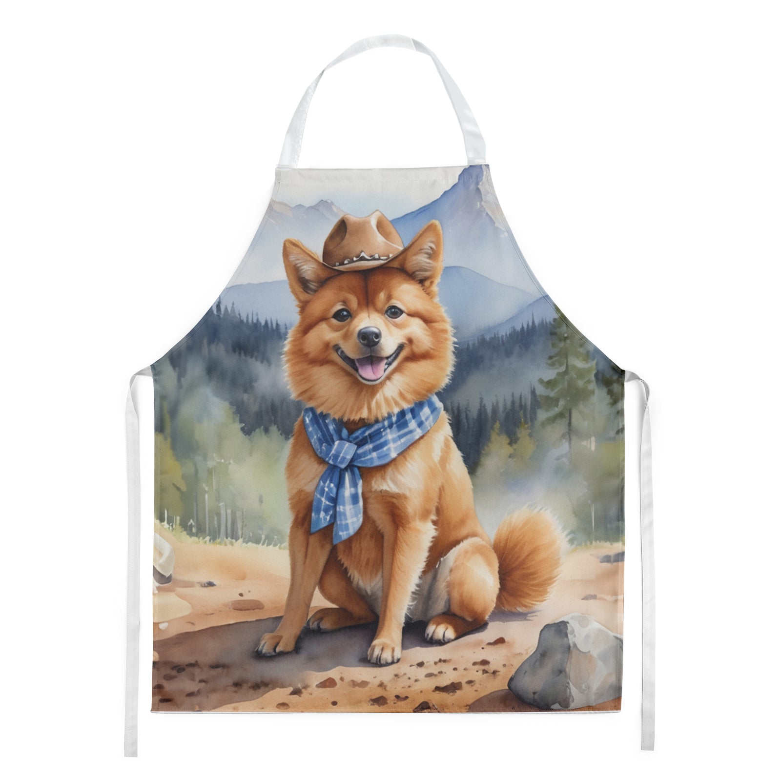 Buy this Finnish Spitz Cowboy Welcome Apron