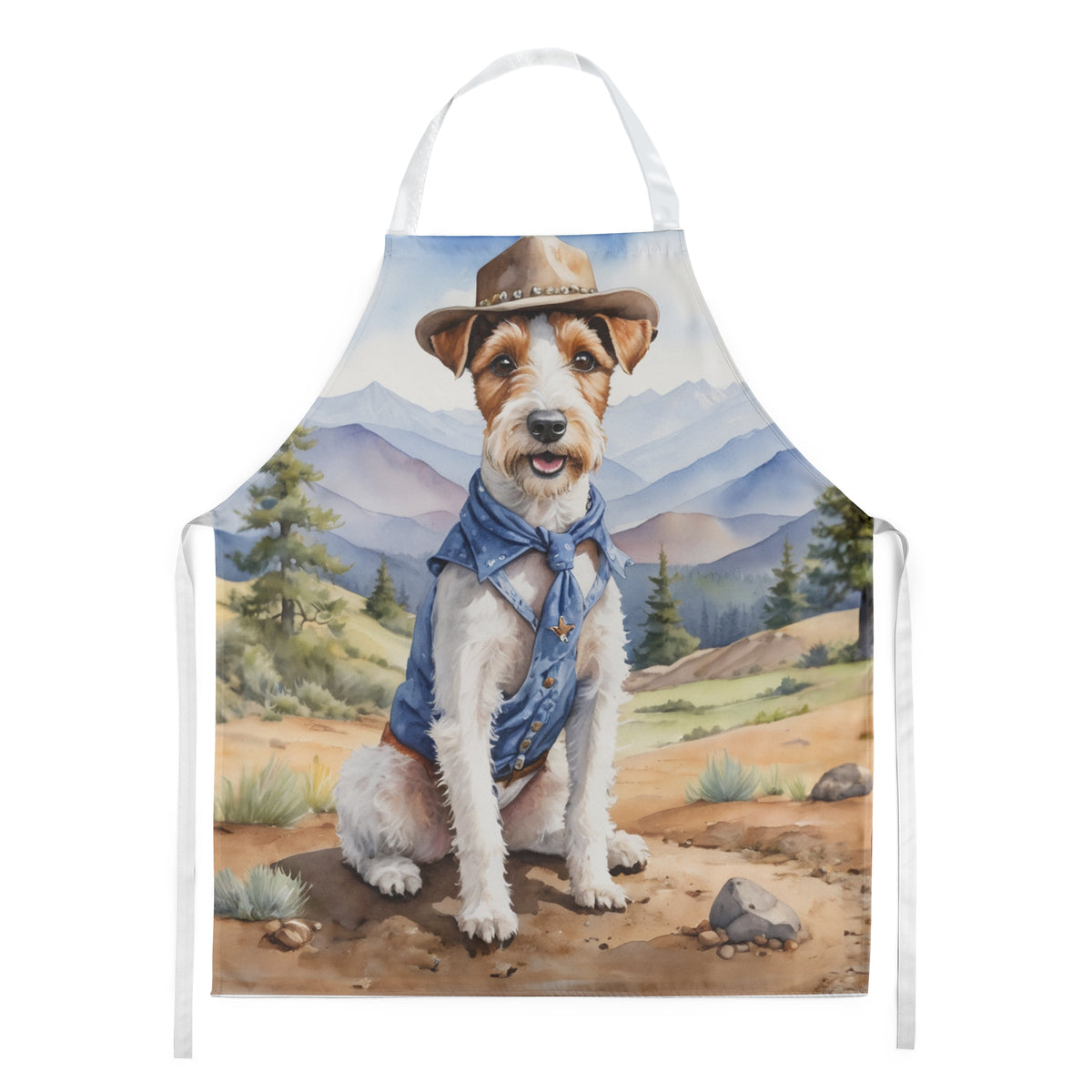 Buy this Fox Terrier Cowboy Welcome Apron