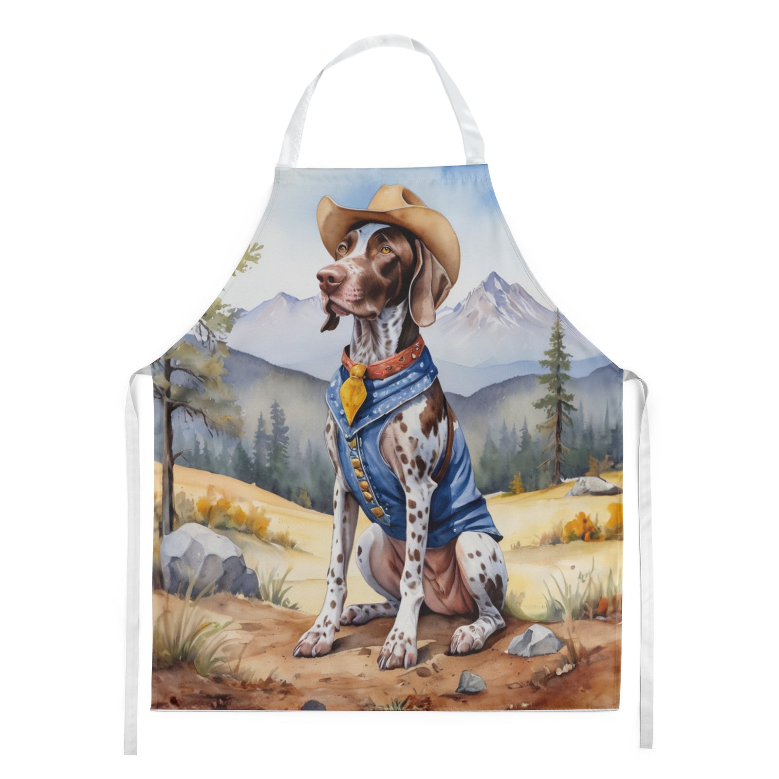 Buy this German Shorthaired Pointer Cowboy Welcome Apron