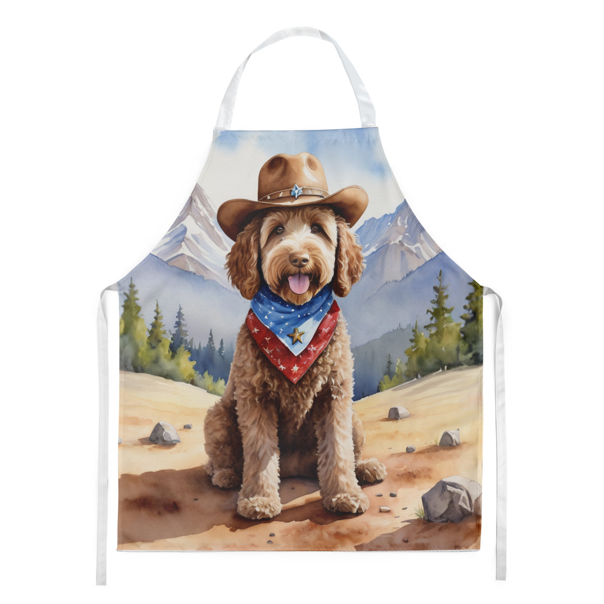 Buy this Labradoodle Cowboy Welcome Apron